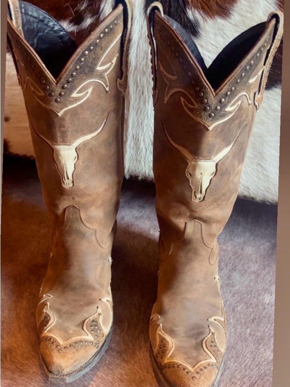 Lane “Steer it up” cowboy boots size 9.5 - Picture 2 of 9
